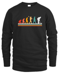 Product Evolution Playing Hockey Retro Unisex Sweatshirt
