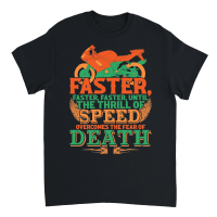 Product Faster, Faster, Faster Motorbike Unisex T-Shirt