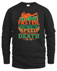 Product Faster, Faster, Faster Motorbike Unisex Sweatshirt