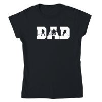 Product Fathers Day Hockey Dad Classic Womens Crewneck T-shirt