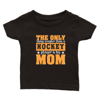 Product Hockey Player is His Mom Classic Baby Crewneck T-shirt