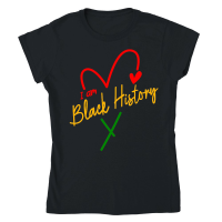 Product I Am Black History Classic Womens Crewneck T-shirt
