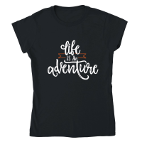 Product Life is an adventure Classic Womens Crewneck T-shirt