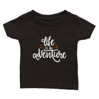 Product Life is an adventure Classic Baby Crewneck T-shirt