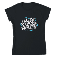 Product make waves Classic Womens Crewneck T-shirt