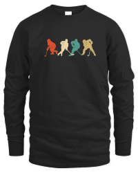 Product Playing Hockey Retro Unisex Sweatshirt