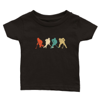 Product Playing Hockey Retro Classic Baby Crewneck T-shirt