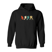 Product Playing Hockey Retro Hoodie