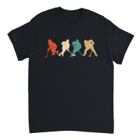 Product Playing Hockey Retro Unisex T-Shirt