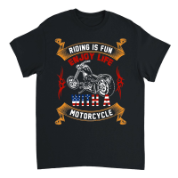 Product Riding is Fun Enjoy Life Motor...bike Unisex T-Shirt