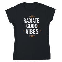 Product Radiate good vibes Classic Womens Crewneck T-shirt