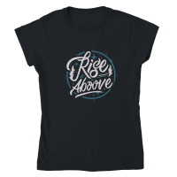 Product Rise above 4 Classic Womens Crewneck T-shirt