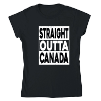 Product Straight Outta Canada Classic Womens Crewneck T-shirt