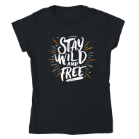 Product Stay wild and free Classic Womens Crewneck T-shirt