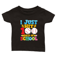 Product i just hit 100 days of school Classic Baby Crewneck T-shirt