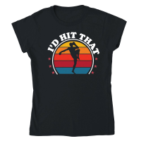 Product I'd Hit That Muay Thai Classic Womens Crewneck T-shirt
