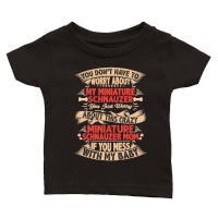 Product Miniature Schnauzer Dog Lover Classic Baby Crewneck T-shirt