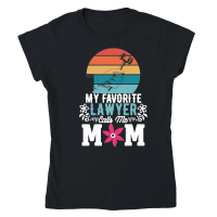 Product My Favorite Lawyer Calls Me Mom Classic Womens Crewneck T-shirt