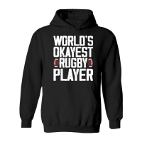 Product worlds okayest rugby palyer Hoodie