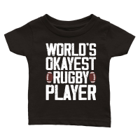Product worlds okayest rugby palyer Classic Baby Crewneck T-shirt