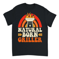Product Barbecue Chef BBQ Smoking Natural Born Griller Unisex T-Shirt