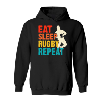 Product eat sleep rugby repeat 2 Hoodie