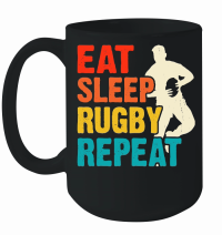 Product eat sleep rugby repeat 2 Mug