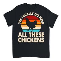 Product Funny Hen Farmer Chicken Unisex T-Shirt