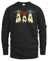 Product Funny Vintage UFO Alien  3 Unisex Sweatshirt