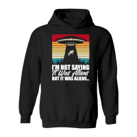 Product Funny Vintage UFO Alien Hoodie