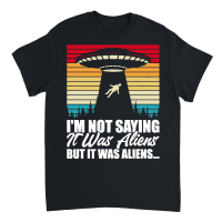 Product Funny Vintage UFO Alien Unisex T-Shirt