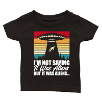 Product Funny Vintage UFO Alien Classic Baby Crewneck T-shirt