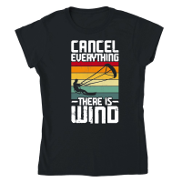 Product Kiteboarding Kitesurfing Classic Womens Crewneck T-shirt