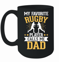 Product My favorite rugby player calls me dad 3 Mug