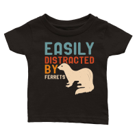 Product Retro Vintage Ferret Classic Baby Crewneck T-shirt