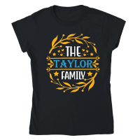 Product The Taylor Family Classic Womens Crewneck T-shirt