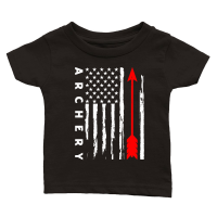 Product Vintage Hunting Archery   american flag Classic Baby Crewneck T-shirt