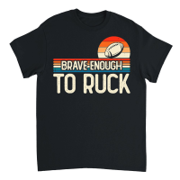 Product Vintage Rugby Player brave enough to ruck Unisex T-Shirt