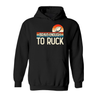 Product Vintage Rugby Player brave enough to ruck Hoodie