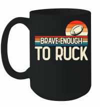 Product Vintage Rugby Player brave enough to ruck Mug