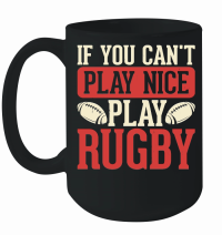Product Vintage Rugby Player if you cant play nice play rugby Mug