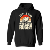 Product Vintage Rugby Player just a girl who loves rugby Hoodie