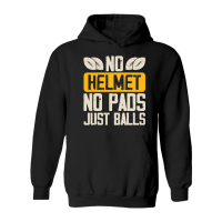 Product Vintage Rugby Player no Helmet no pads just balls Hoodie