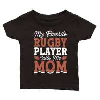 Product Vintage Rugby Player player Calls Me Mom 2 Classic Baby Crewneck T-shirt