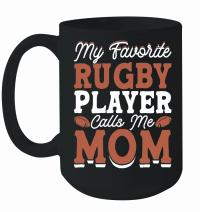 Product Vintage Rugby Player player Calls Me Mom 2 Mug