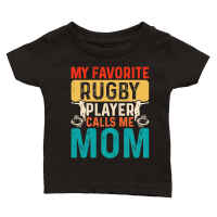 Product Vintage Rugby Player player Calls Me Mom Classic Baby Crewneck T-shirt