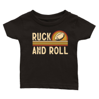 Product Vintage Rugby Player ruck and roll Classic Baby Crewneck T-shirt