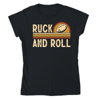 Product Vintage Rugby Player ruck and roll Classic Womens Crewneck T-shirt