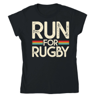 Product Vintage Rugby Player run for rugby Classic Womens Crewneck T-shirt