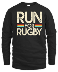 Product Vintage Rugby Player run for rugby Unisex Sweatshirt